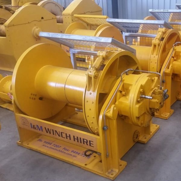 10 Tonne Mooring Winch For Hire - I and M Solutions
