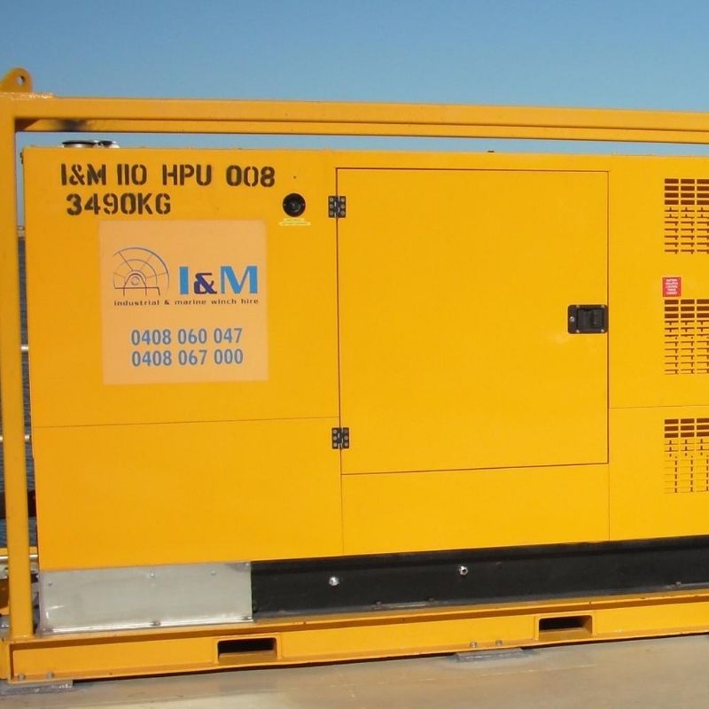 120kW Diesel Hydraulic Power Unit For Hire - I and M Solutions