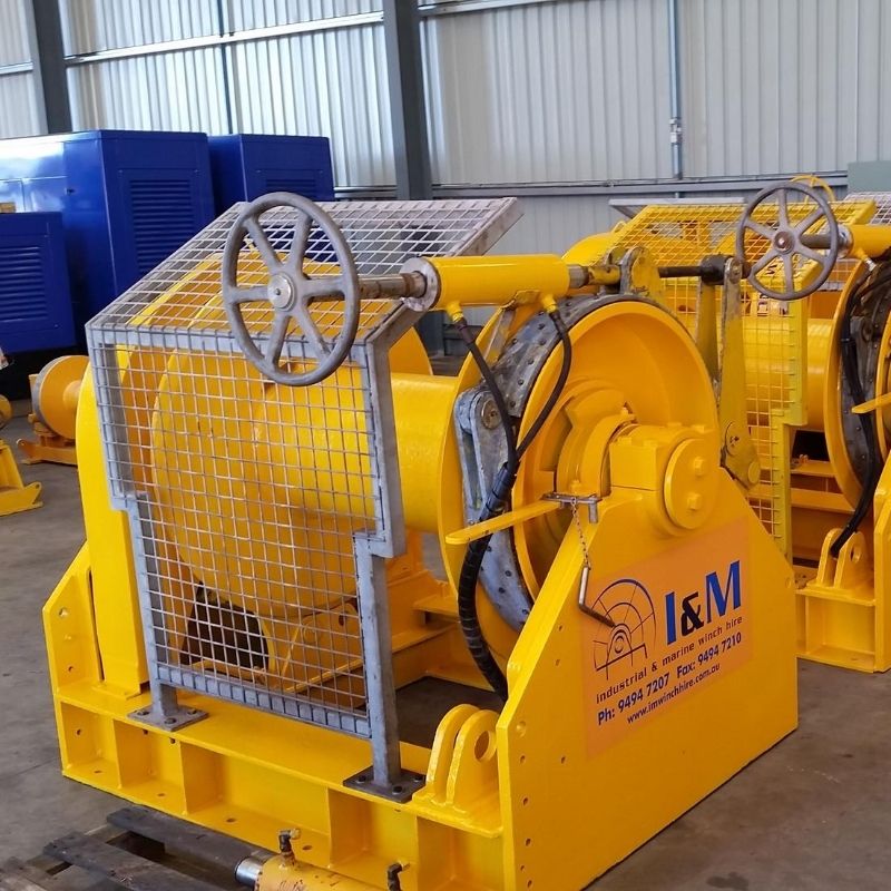 20 Tonne Mooring Winch For Hire - I and M Solutions