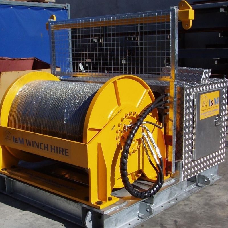 Cable Hauling Winch Hire I And M Solutions Perth