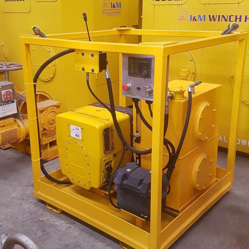 9kW Hydraulic Power Unit For Hire - I and M Solutions